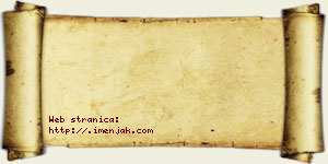 Brnča Božić vizit kartica